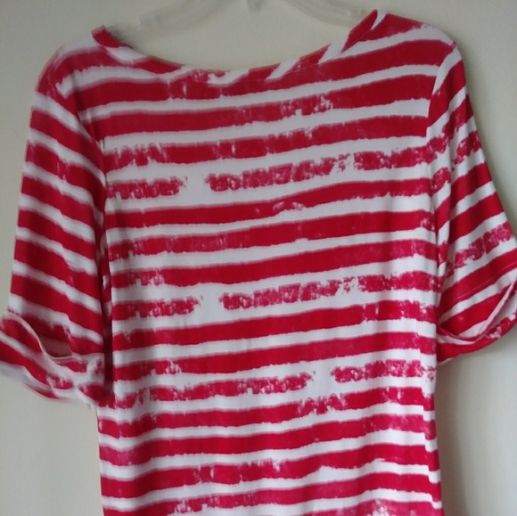 Peck & Peck Weekend Horizontal Striped Top - Picture 1 of 4